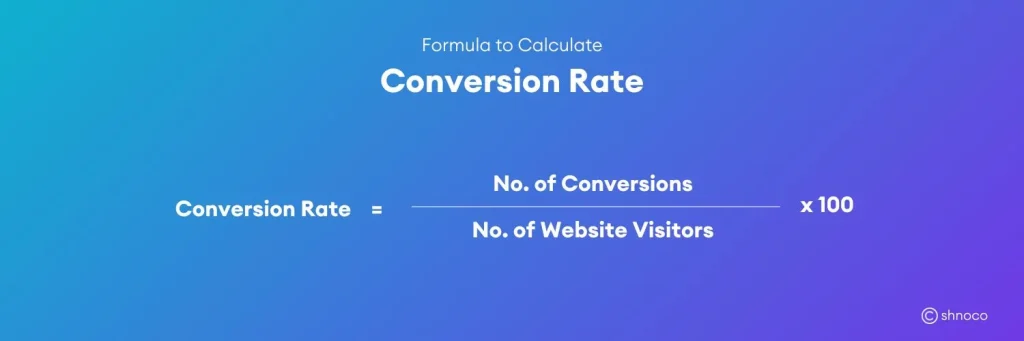 conversion rate formula