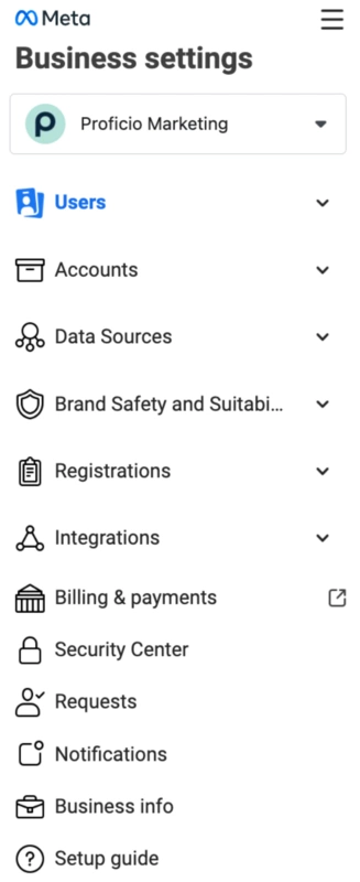 business manager facebook risorse