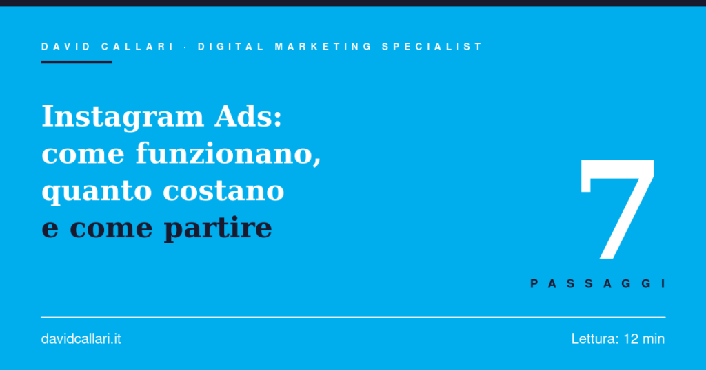 Ads Instagram: come funzionano, quanto costano e come lanciare la prima campagna 1 articolo instagram ads come creare campagne vincenti featured 1200x630 1